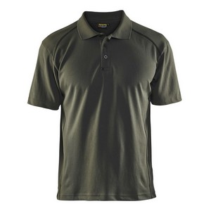 Image of UV wicking polo shirt, Army Green, P-C363326